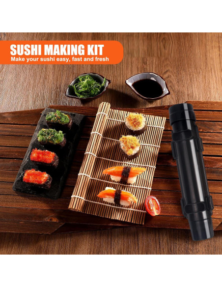 Kit de Hacer Sushi SmileTools - Estera, Bazooka y Brocha