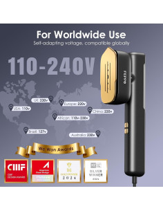 Vaporizador de Viaje FEPPO 1100W Mini Portátil 2 en 1 2