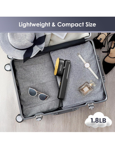 Vaporizador de Viaje FEPPO 1100W Mini Portátil 2 en 1