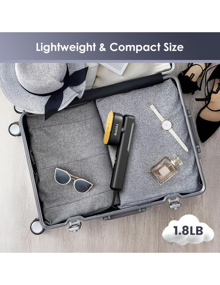 Vaporizador de Viaje FEPPO 1100W Mini Portátil 2 en 1