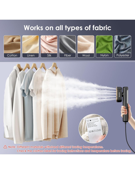 Vaporizador de Viaje FEPPO 1100W Mini Portátil 2 en 1