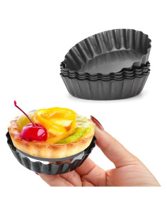 Set de 6 Moldes para Tartas de 3" Cyimi Antiadherentes