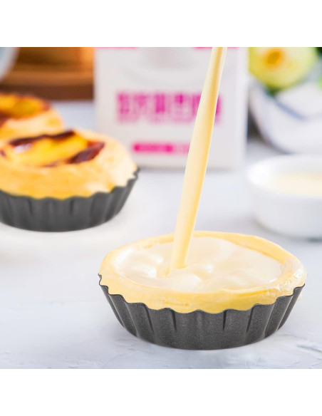 Set de 6 Moldes para Tartas de 3" Cyimi Antiadherentes