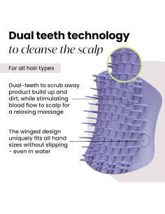 Cepillo Exfoliador Tangle Teezer Lavanda para Cuero Cabelludo 2