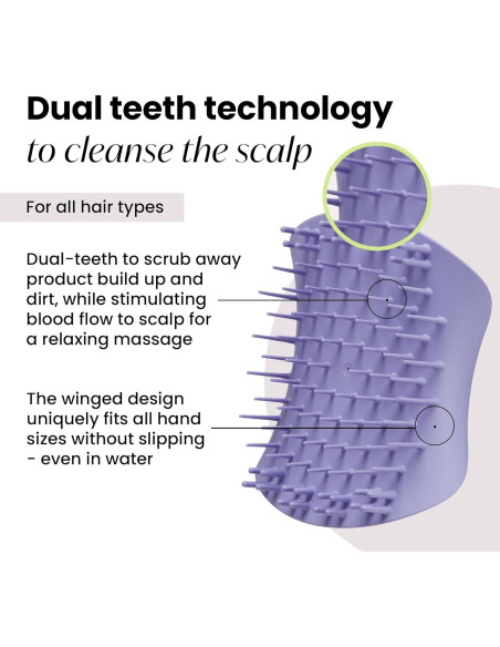 Cepillo Exfoliador Tangle Teezer Lavanda para Cuero Cabelludo