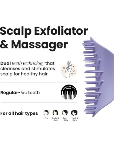 Cepillo Exfoliador Tangle Teezer Lavanda para Cuero Cabelludo
