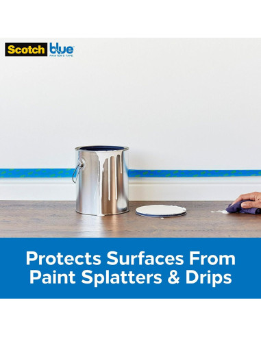 Cinta ScotchBlue + Plástico 61 cm x 27.4 m para Pintores