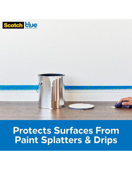 Cinta ScotchBlue + Plástico 61 cm x 27.4 m para Pintores