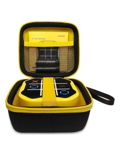 Funda Dura JCHPINE para GiiKER Tic Tac Toe Bolt - Negro-Amarillo