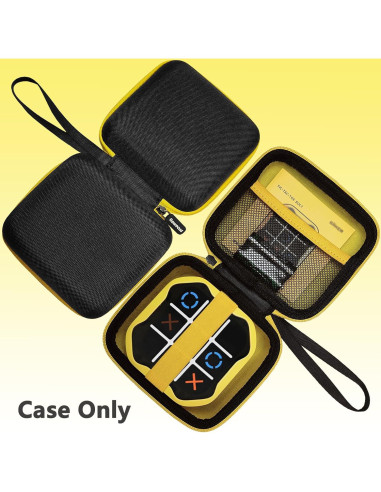 Funda Dura JCHPINE para GiiKER Tic Tac Toe Bolt - Negro-Amarillo