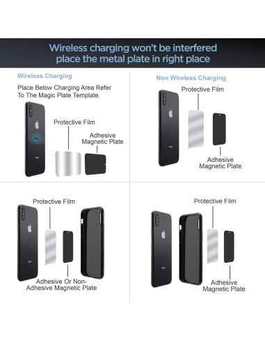 Soporte Magnético para Teléfono Móvil IPOW Brazo Largo 19.3cm