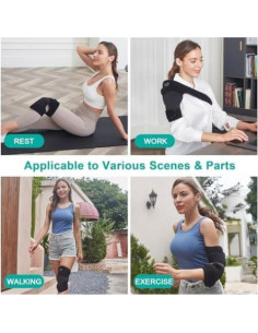 Rodillera de Terapia de Luz Roja CLMTAS Inalámbrica 3000mAh 2