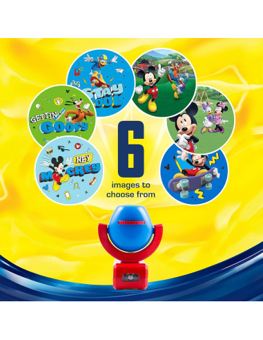 Proyector de Luz Nocturna LED Projectables Mickey Mouse