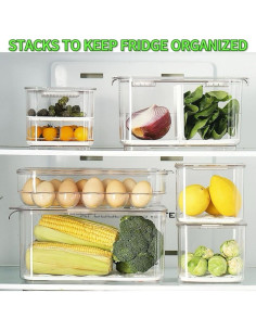 Contenedores de Almacenamiento de Frutas Elabo - 3 Piezas 2