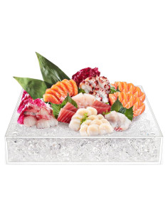 Bandeja Enfriada ZENFUN 30x30 cm para Frutas y Aperitivos