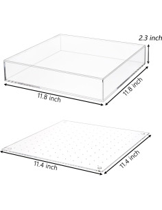 Bandeja Enfriada ZENFUN 30x30 cm para Frutas y Aperitivos 2