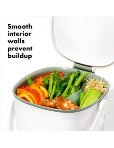 Cubo de Compostaje OXO Good Grips 2.84L Blanco 2