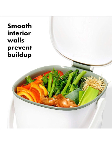 Cubo de Compostaje OXO Good Grips 2.84L Blanco