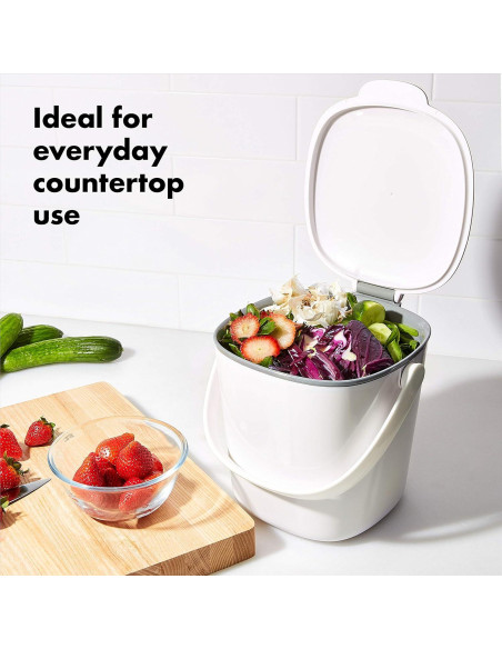 Cubo de Compostaje OXO Good Grips 2.84L Blanco