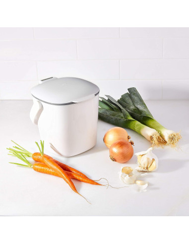 Cubo de Compostaje OXO Good Grips 2.84L Blanco