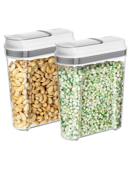 Conjunto de dispensadores de cereal herméticos MR.SIGA 1.6L