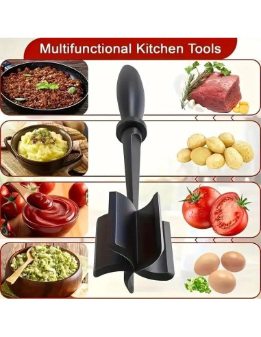 Picador de Carne CUNSENR Resistente al Calor 221C - Utensilio de Cocina