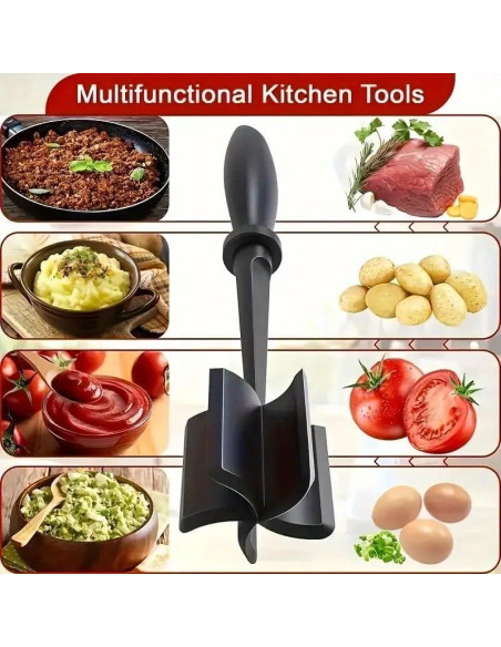 Picador de Carne CUNSENR Resistente al Calor 221C - Utensilio de Cocina