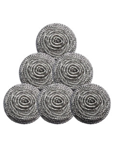 Esponjas de Acero Inoxidable GUEICN 6 Pcs para Fregar