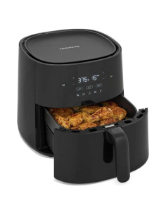 Freidora 3-en-1 Frigidaire 5.3L Digital, 5 Recetas, Negro