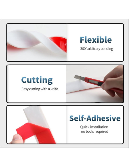 Umbral de Ducha de Silicona Risunpet 99 cm Impermeable