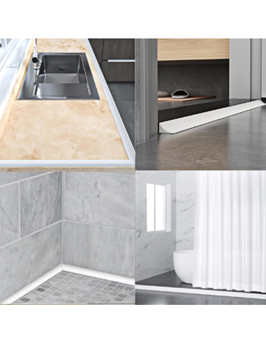 Umbral de Ducha de Silicona Risunpet 99 cm Impermeable