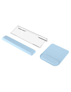 Soporte Ergonómico para Teclado y Reposamuñecas Mosiso Azul