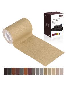 Cinta de Reparación de Cuero Beige 7.6 x 155 cm Autoadhesiva