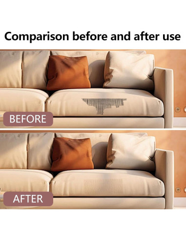 Cinta de Reparación de Cuero Beige 7.6 x 155 cm Autoadhesiva