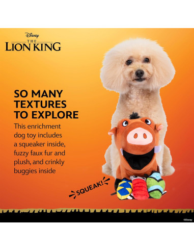 Juguete para Perros Disney Pumbaa Burrow 22.86 cm con Sonido