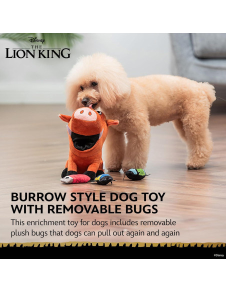 Juguete para Perros Disney Pumbaa Burrow 22.86 cm con Sonido