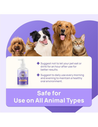 Spray Dental HICC PET 151.7 ml para Perros y Gatos - Aliento Fresco