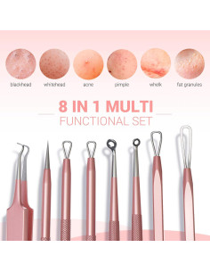 Kit de Extracción de Puntos Negros MelodySusie - Acero Inoxidable 2