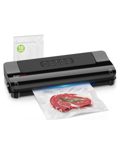 Selladora al Vacío Bonsenkitchen VS1900 Compacta 135W 10 Bolsas