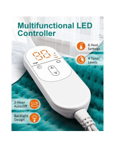 Almohadilla Calefactora Juena 30x60 cm 6 Niveles Calor 2