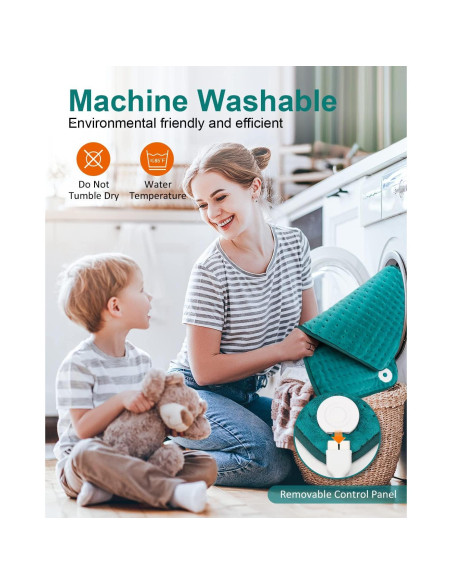 Almohadilla Calefactora Juena 30x60 cm 6 Niveles Calor