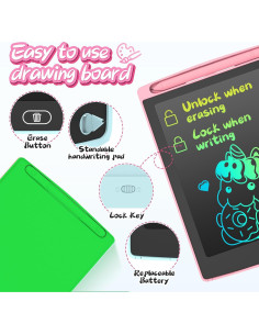 Paquete de 3 Tabletas de Escritura LCD LEYAOYAO para Niños 2