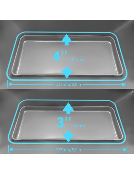 Bandejas de Goteo para Refrigeradores Samsung 22.86x5.08cm