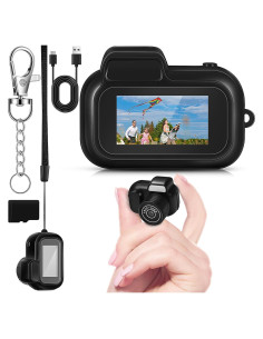 Cámara Mini de Llavero Relaxweex 1080p 16GB Compacta