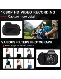 Cámara Mini de Llavero Relaxweex 1080p 16GB Compacta 2