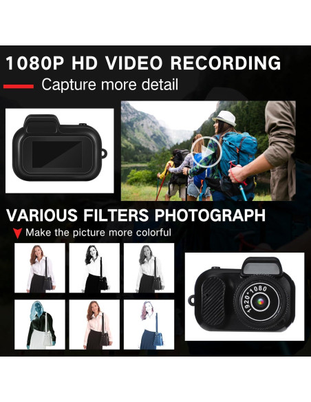 Cámara Mini de Llavero Relaxweex 1080p 16GB Compacta