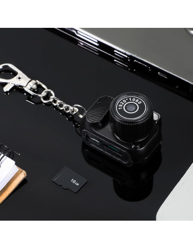 Cámara Mini de Llavero Relaxweex 1080p 16GB Compacta