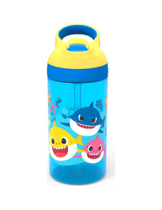 Juego de Vajilla Baby Shark 5 Piezas - Plástico y Acero Inoxidable 2