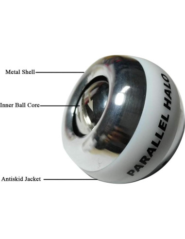 Bola de Giroscopio Parallel Halo 7.62 cm para Ejercicio de Muñeca