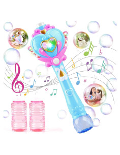 Varita de Burbuja Princesa Beria con Música y Luces - Azul